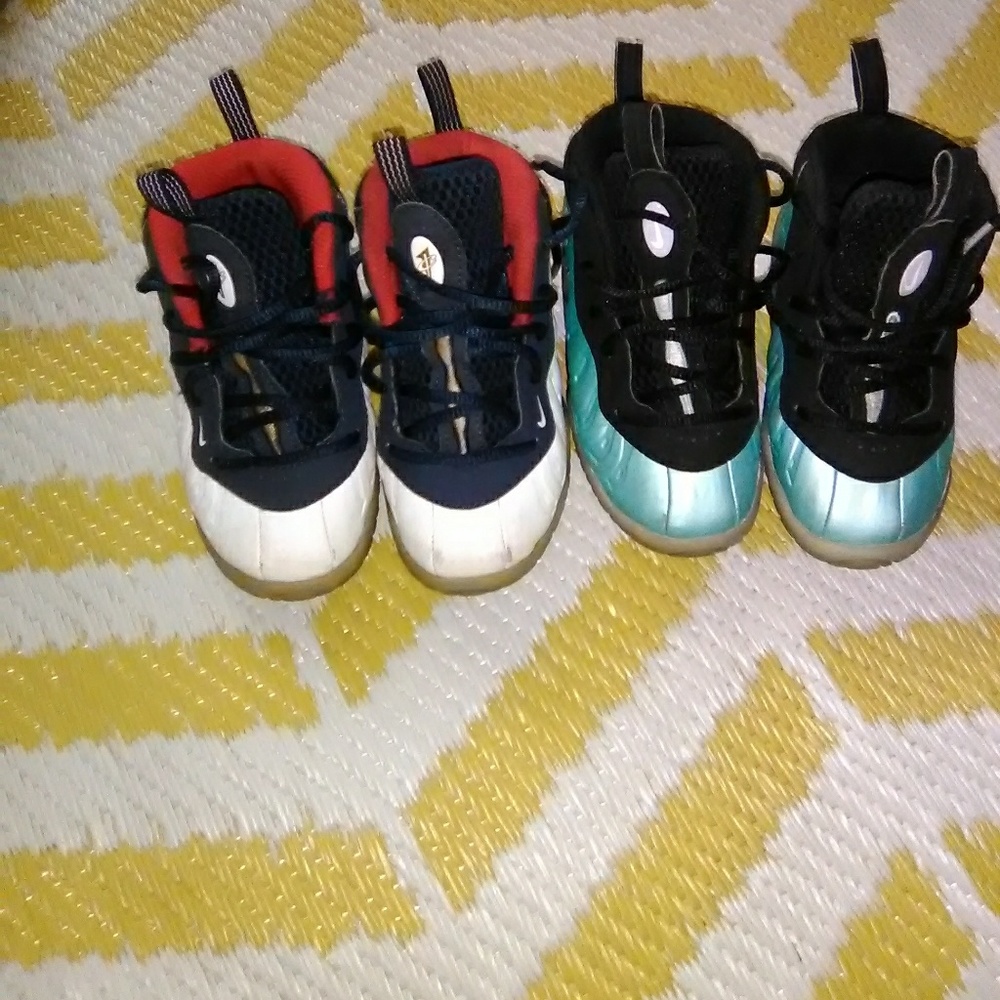 Boys Toddler Foamposite Size 8c BUNDLE